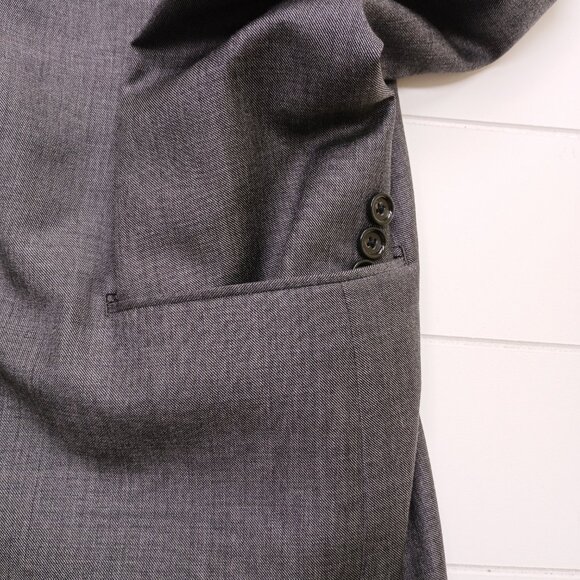 J.Crew Ludlow Gray Italian Wool Suit 38S 32x30 Tollegno 1900 Slim Fit 2-Piece - Picture 8 of 16